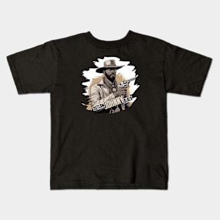 OUTLAW JOHNNY BLACK Kids T-Shirt